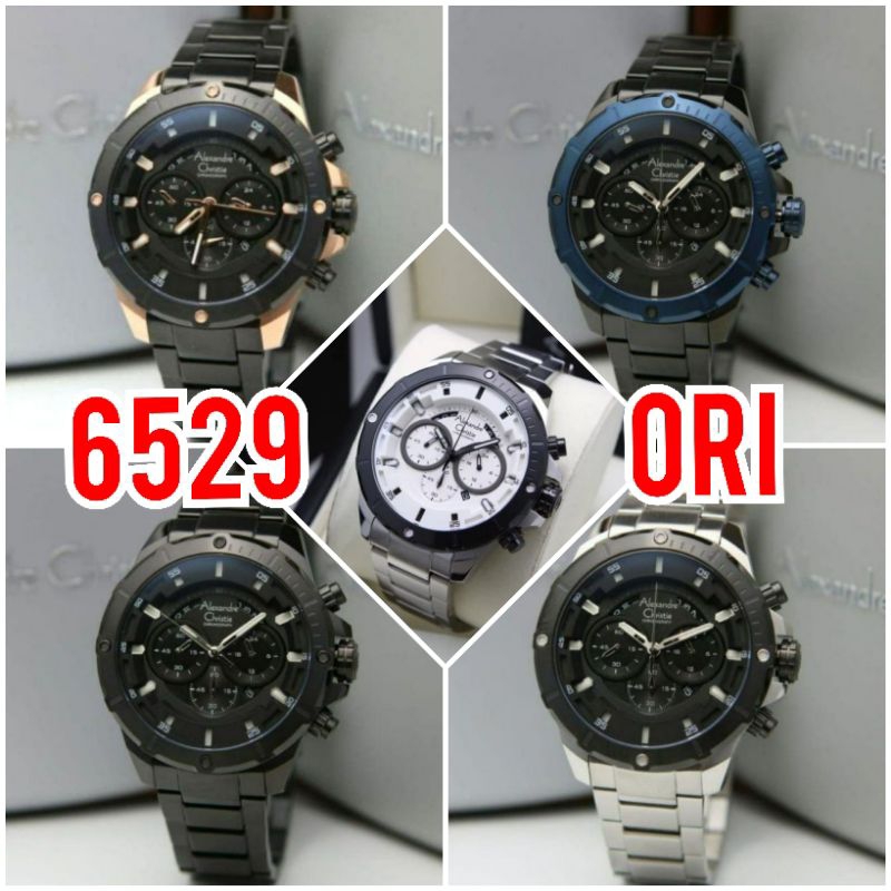 Jamtangan Alexandre Christie Pria AC6529 Pria / AC 6529 Men original