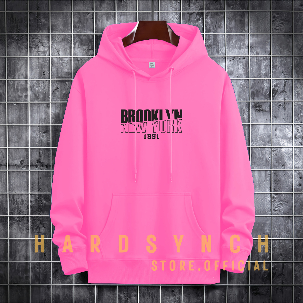 Sweater Hoodie Brooklyn NY Unisex ( Pria &amp; Wanita ) Premium Quality S-XXL Cotton Fleece / Hoodie Korean Style / Sweater Hoodie / Hoodie Polos / Hoodie Wanita / Hoodie Pria / Sweater Hoodie Distro Original ( BNY 53 )
