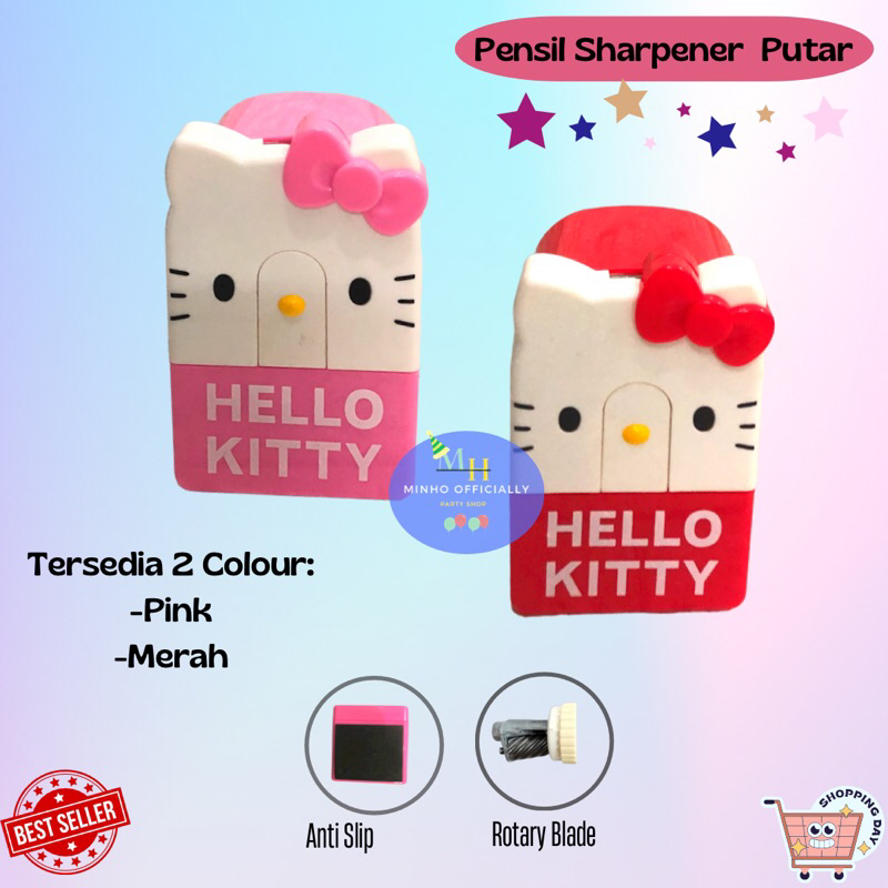 

Rautan Pensil Putar Hello Kitty SANRIO -PCS