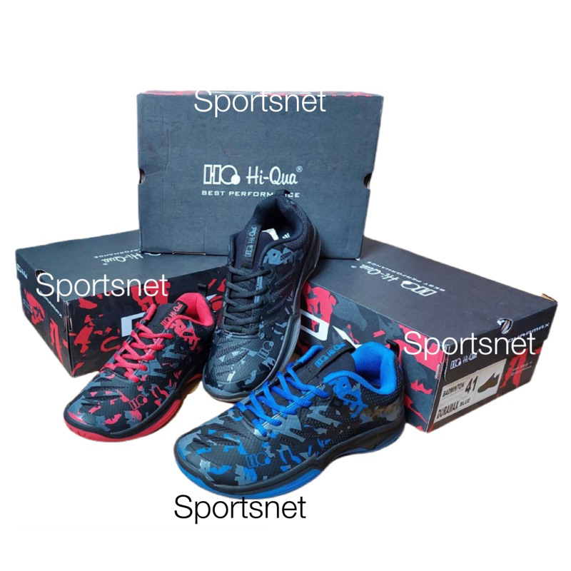 Sepatu Badminton Hiqua / Hi-Qua Sepatu Bulutangkis Duramax V2 Terbaru