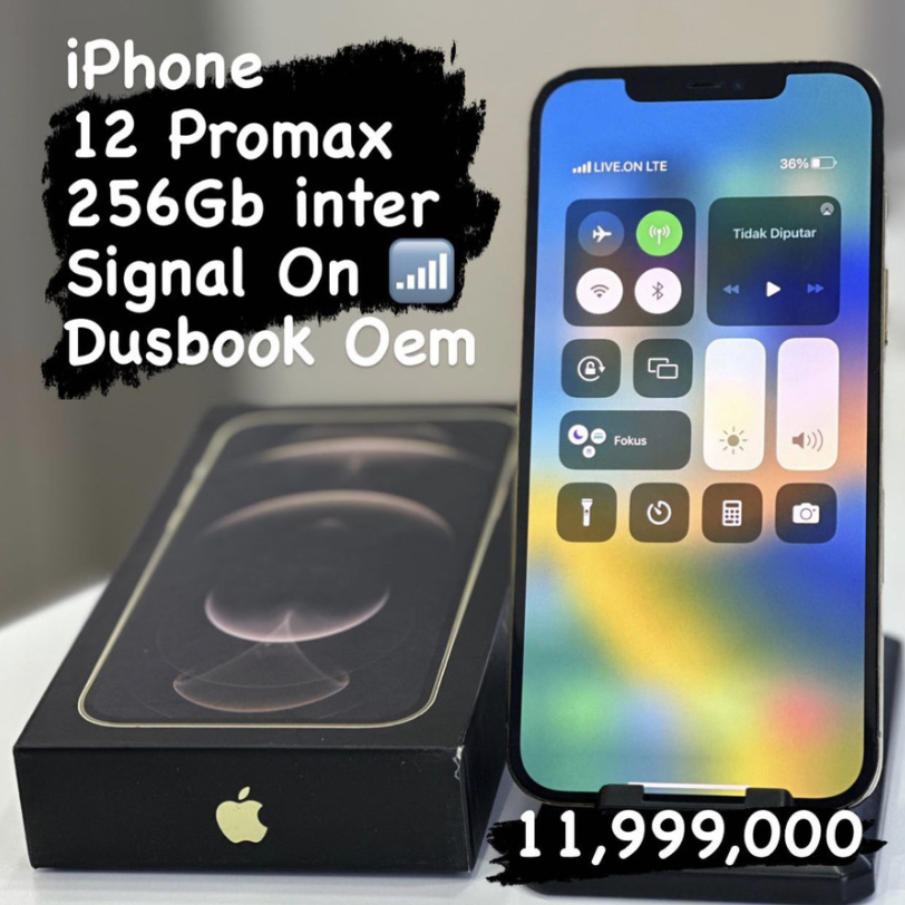IPHONE 12 PRO MAX 256 GOLD INTER OEM SECOND