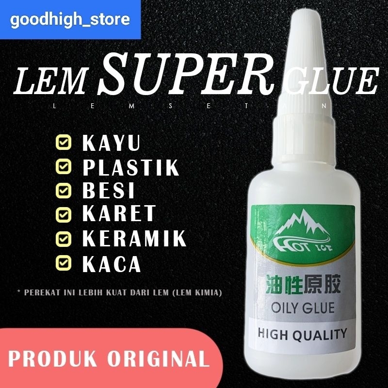 

Lem Super Glue Serbaguna Cairan Super Perekat Kuat Lem Korea GLue Lem Sepatu
