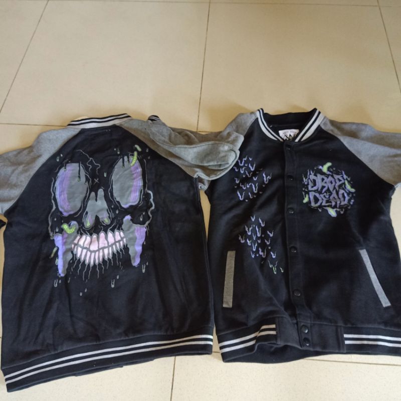 Jaket Baseball Drop Dead MURAH
