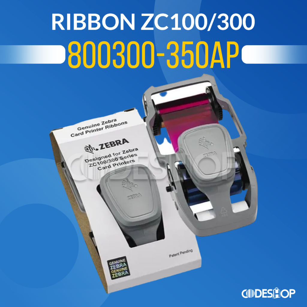 RIBBON WARNA YMCKO PRINTER ZC100 / ZC300 - Part Number : 800300-350AP