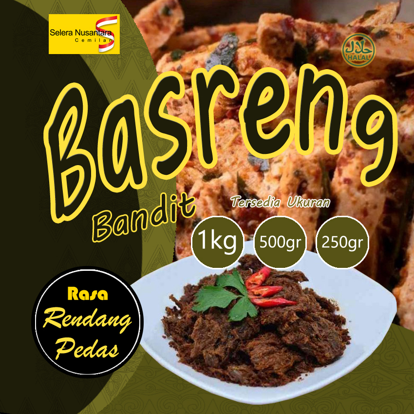 

BASRENG BANDIT PEDAS MANIS RENDANG 250gr