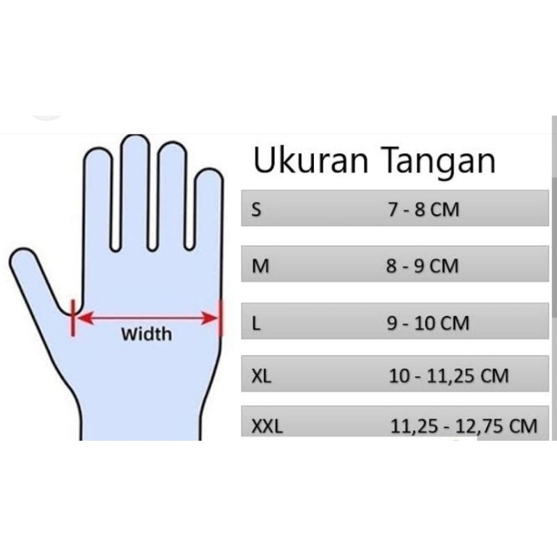 Sarung tangan Karet Latex Dotted  Rubber Hand Gloves Tebal Betkualitas 30cm 1 pasang kanan kiri segel