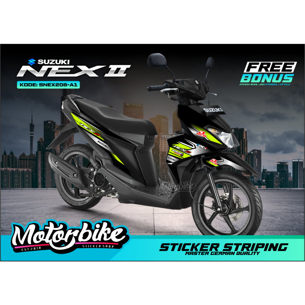 STRIPING SUZUKI NEX 2 / STRIPING VARIASI NEX 2