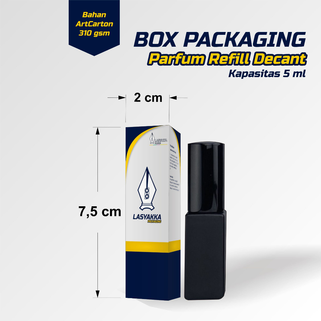 box parfum refill decant 5ml/box parfume custom/kotak parfum decant/box packaging custom parfume/kot