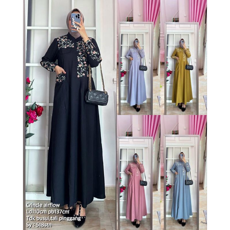 Gamis Syifa Kasyifa Bordir 552