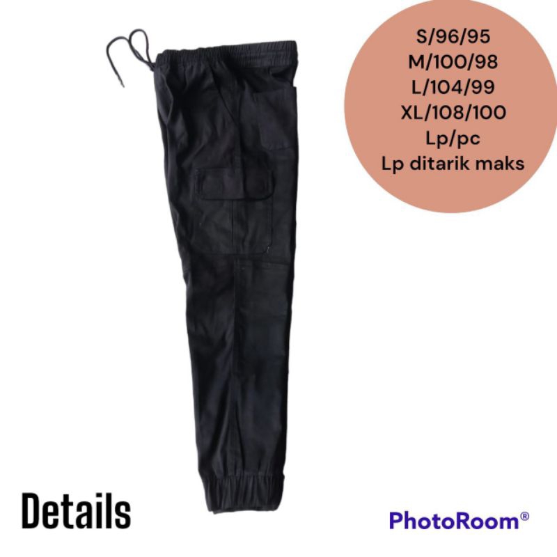 CELANA PANJANG JOGGER CARGO DETAILS BRANDED SUPER ORIGINAL JGRCRGDTLS2278