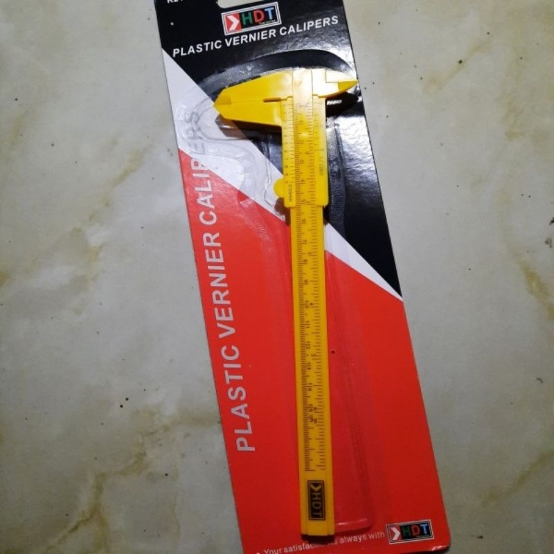 

HDT Jangka sorong Manual plastik 150mm caliper sketmat sigmat pvc 15cm