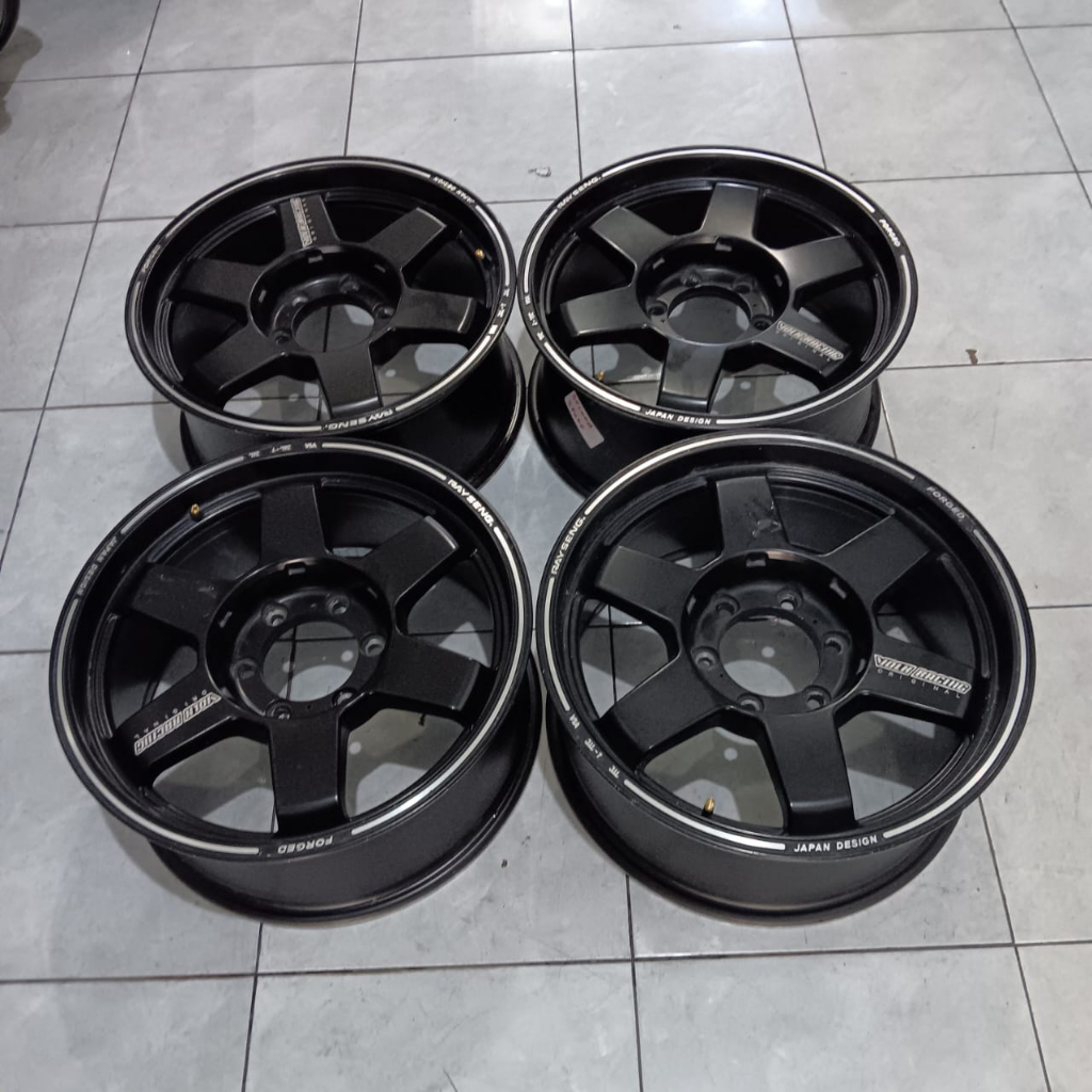 Velg Mobil TE37 R18 Velg Mobil Bekas TE37 Ring 18 Lebar 8 Lobang Baut 6x139,7 Velg Mobil Scond Pajer
