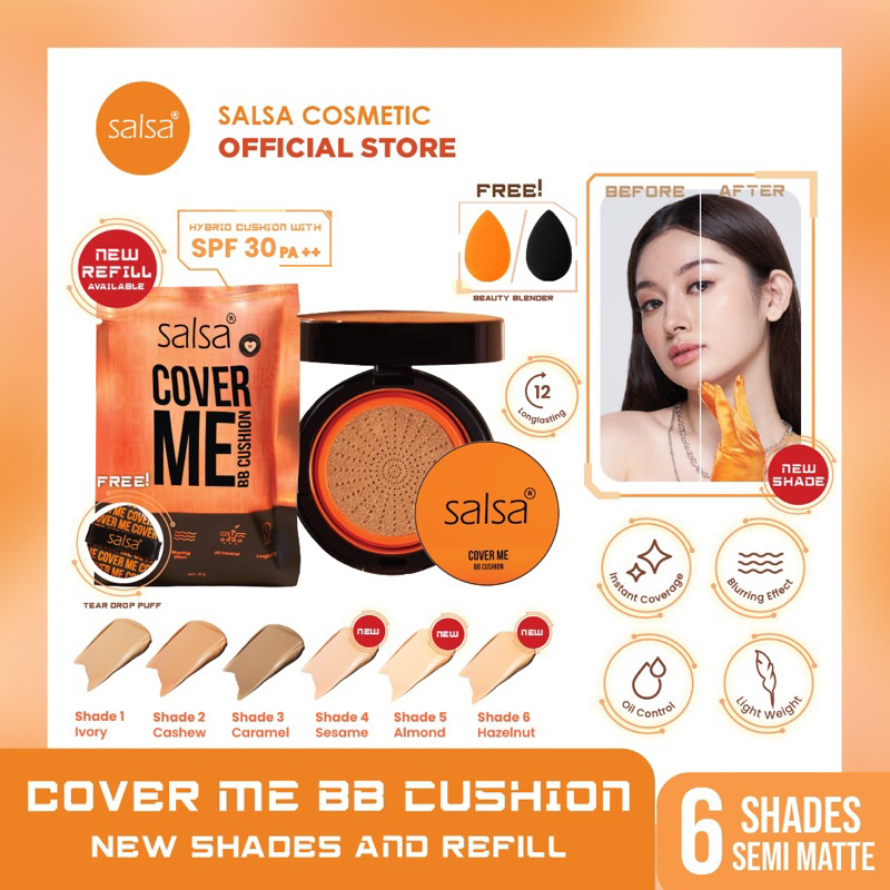 Salsa Cover Me BB Cushion Cream Foundation SPF 30