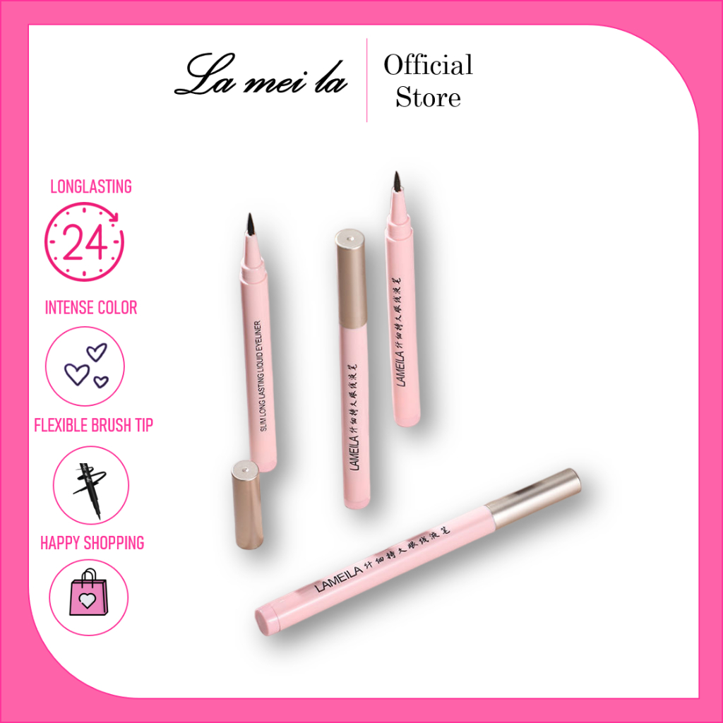 LM-843 Lameila Eyeliner Pen Waterproof Long Lasting 24 Hours Waterproof Liquid Eyeliner Pen