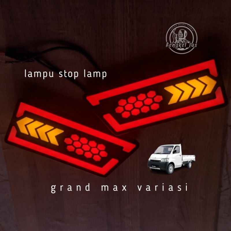 LAMPU STOP LAMP GRAND MAX VARIASI