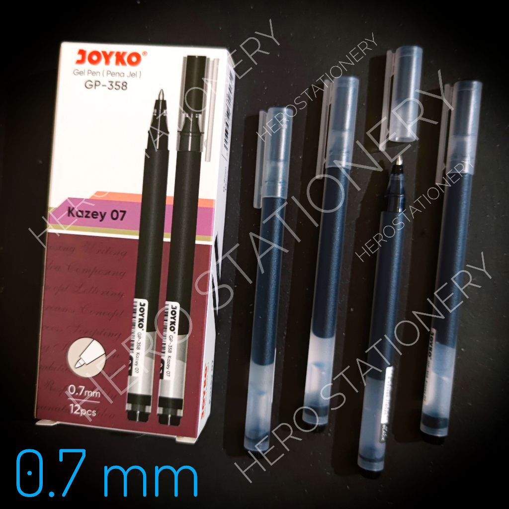 

Pen gel kazey joyko 0.7 mm GP-358 . 12 unit