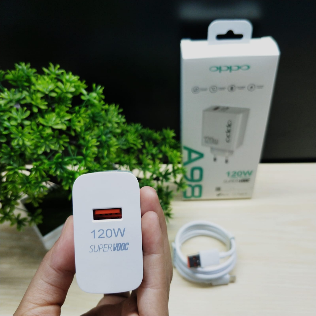 Charger oppo A98 super vooc 120W MICRO&amp;TYPE C support fast charging BY.MINIGO