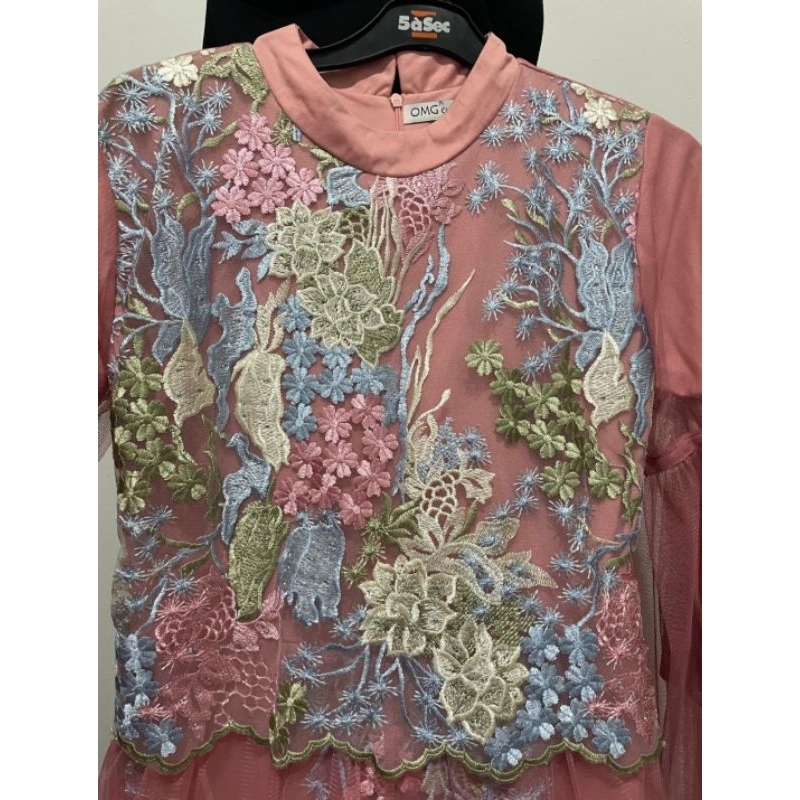 Dress Lebaran / Dress Pesta Muslimah (Preloved)