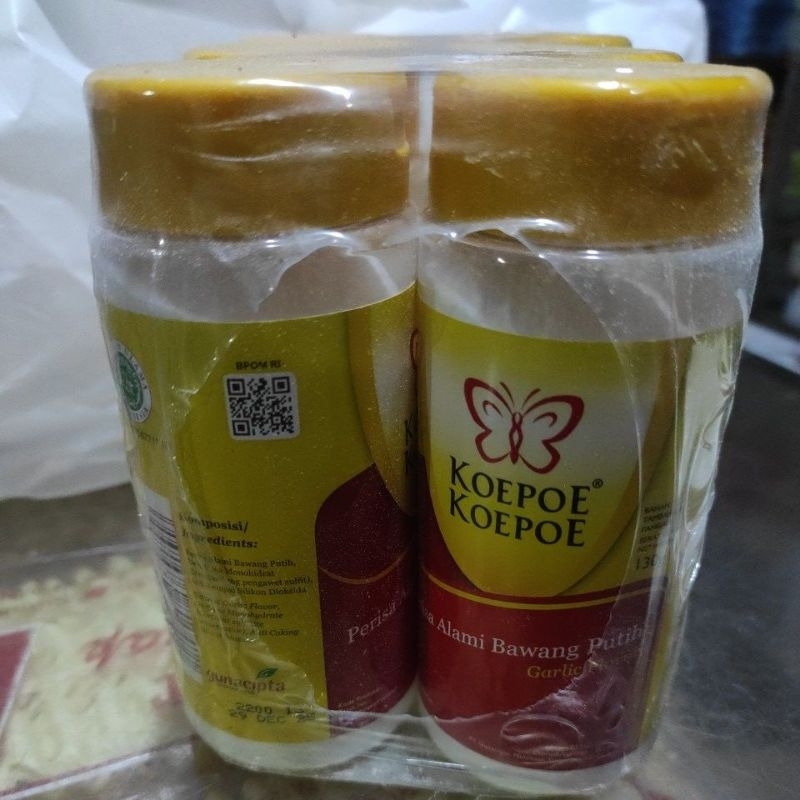 

Perisa Alami Bawang putih Koepoe-koepoe 130 gram
