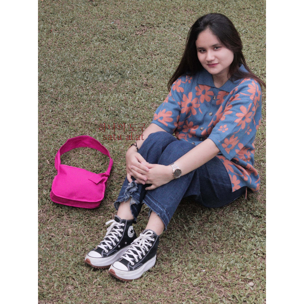 SATU ALAT Hand Bag BLITHEE 100% Canvas Premium Tebal Tas Kanvas