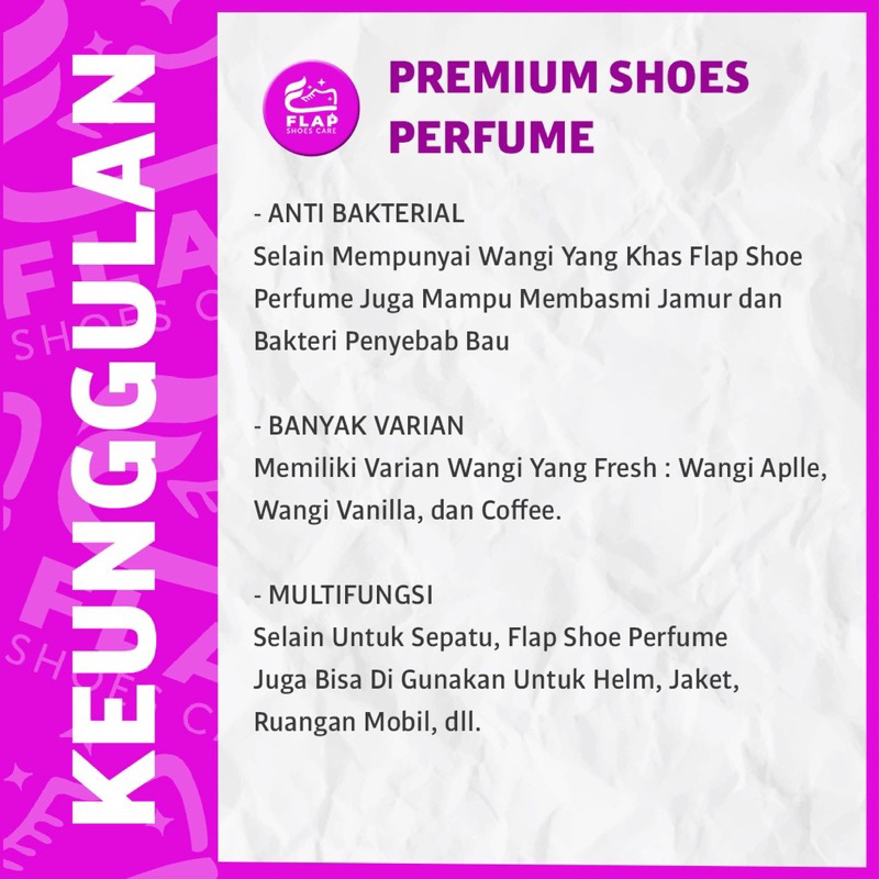 FLAP Shoes Parfum Sepatu Bubblegum Serbaguna Anti Bakteri 100ml