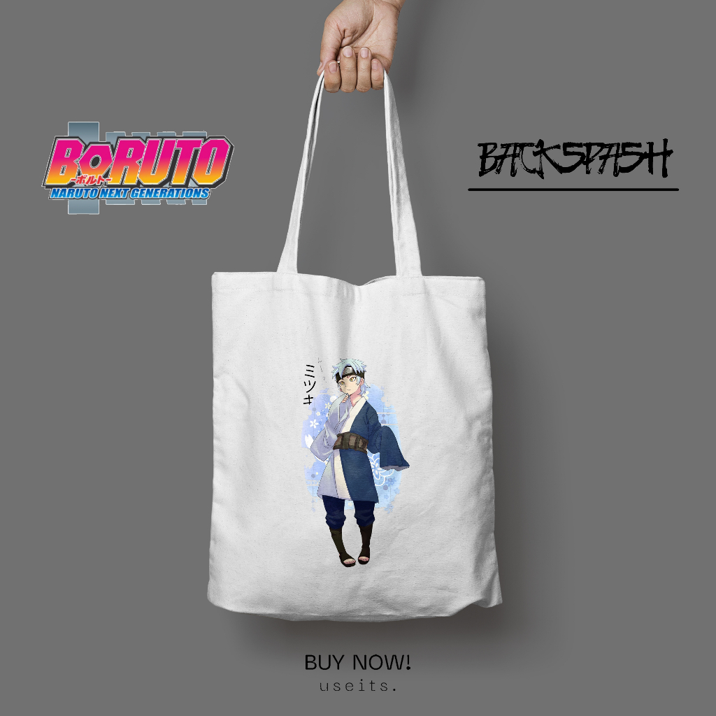 Totebag Anime Boruto Naruto Pria Wanita - BORUTO NARUTO