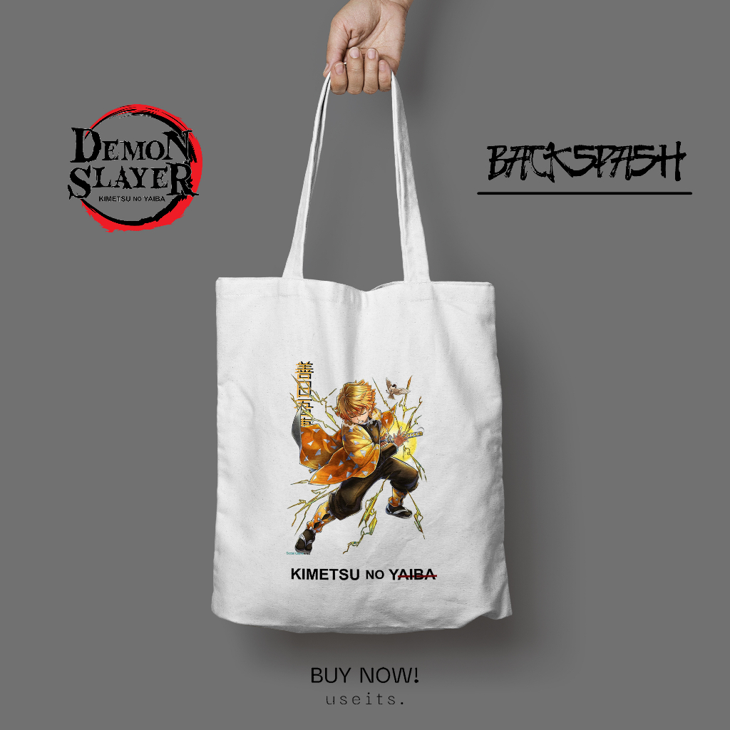 Totebag Anime Demon Slayer Nezuko Pria Wanita - DEMON SLAYER