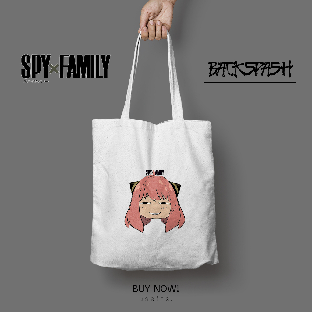 Totebag Tas Anime Spy X Family Anya Forger - SPY X FAMILY