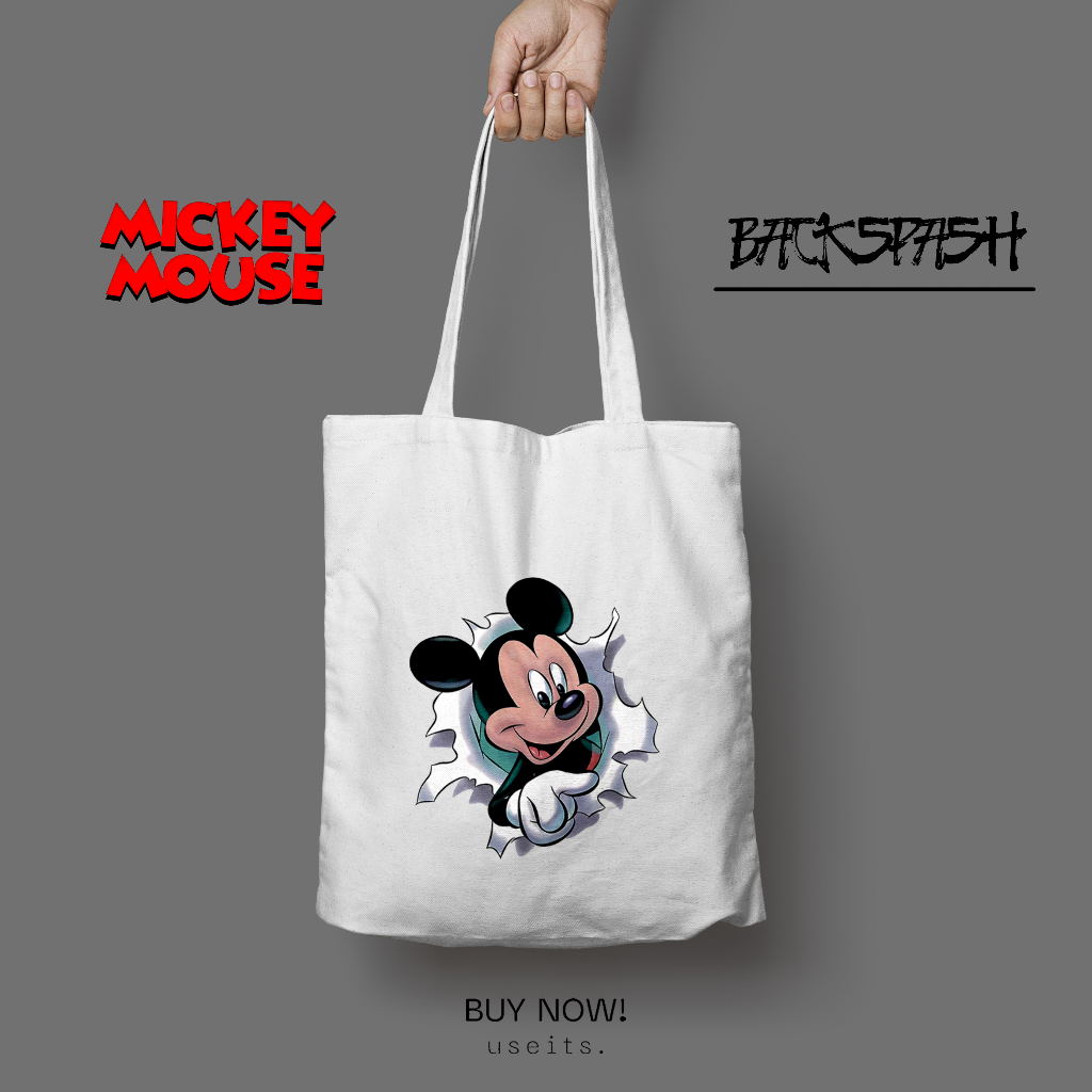 Totebag Tas Mickey Mouse Pria Wanita - MICKEY MOUSE