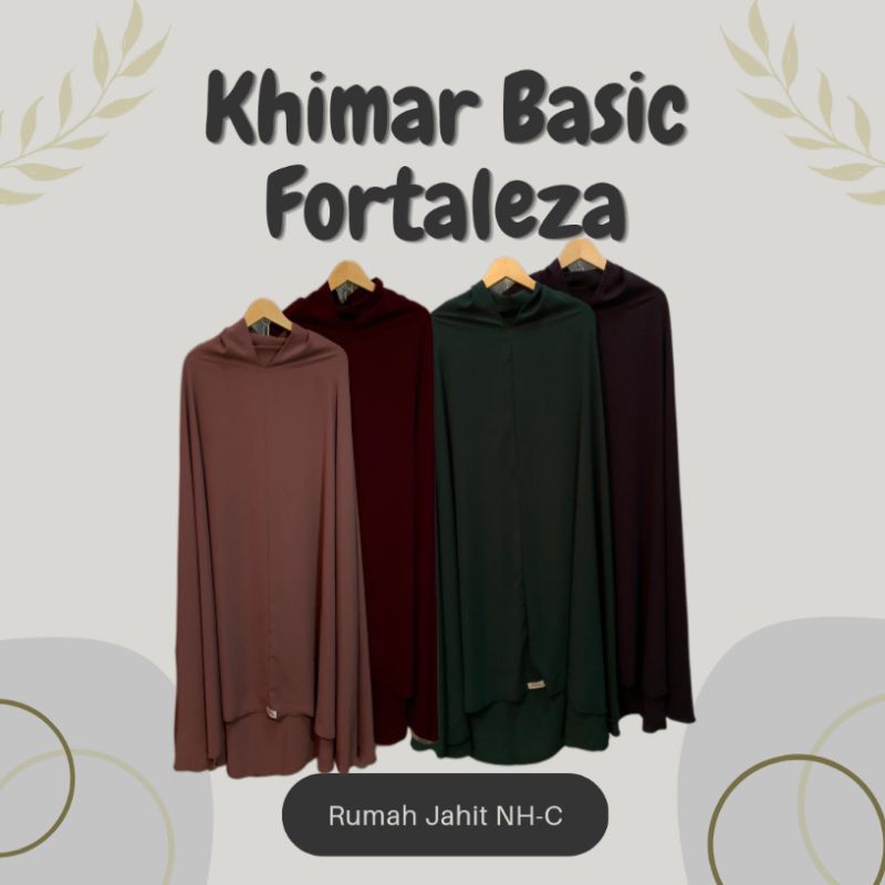 Khimar Basic Fortaleza/ Khimar Syar'i/Khimar Jumbo