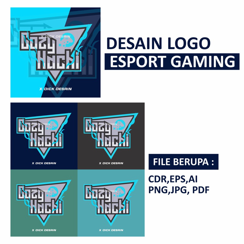 JASA DESAIN LOGO GAMING ESPORTS