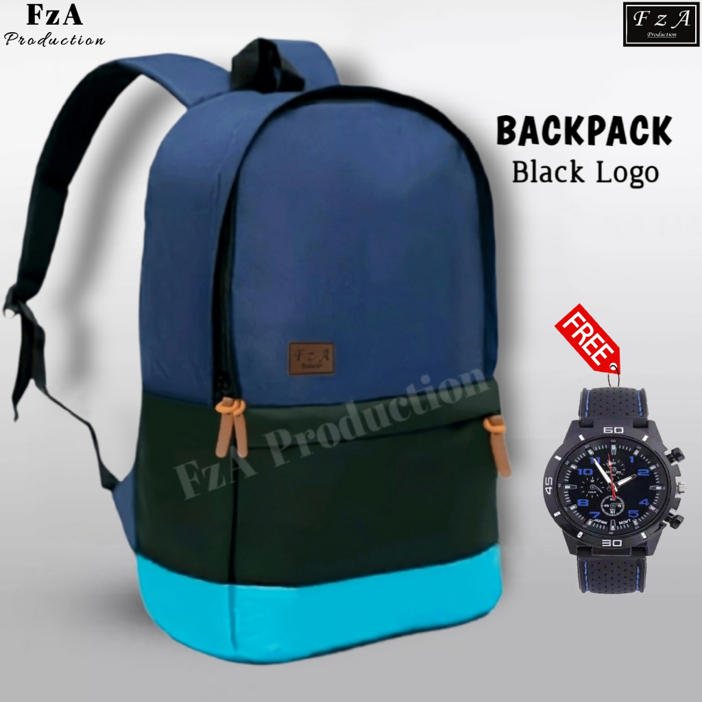 FzA Official - Tas Ransel Gendong Laptop Distro Sekolah Kuliah Pria Wanita Backpack Original Tas Punggung Laptop - BLSPT