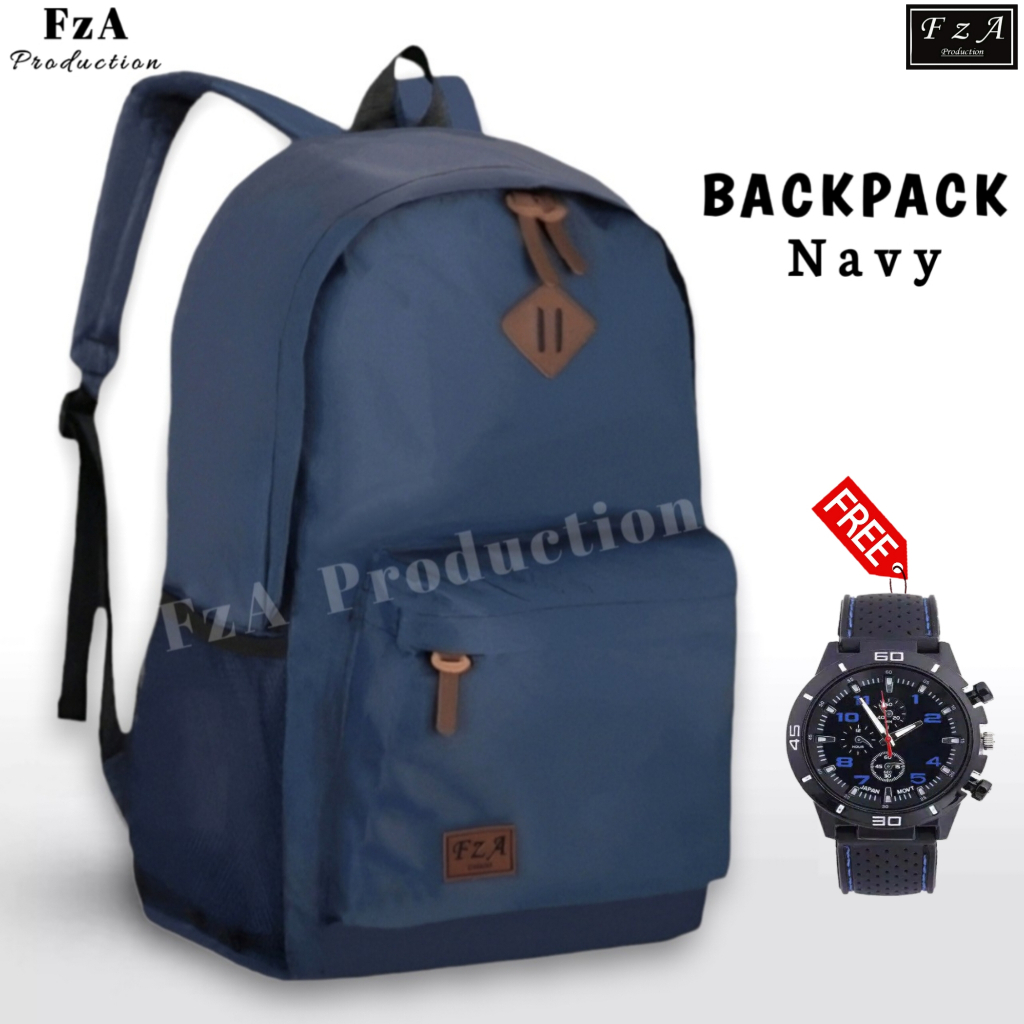 FzA Official - Tas Ransel Distro Casual Pria Wanita / Tas Ransel Laptop Backpack Sekolah Kuliah Distro Original Tas Punggung Laptop - NYSPT