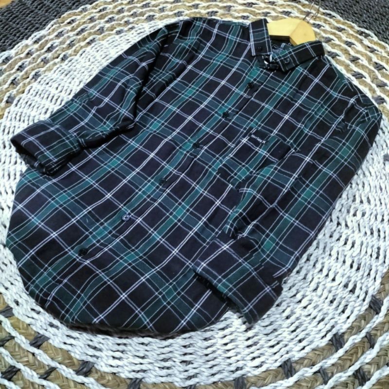 Kemeja Flanel Import Pria Kualitas Premium Lengan Panjang Unisex Hem Flanel Kotak kotak Distro