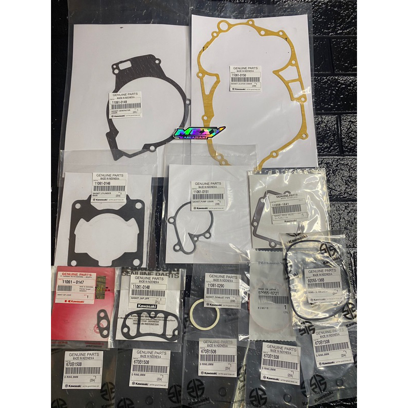 PAKING PERPAK MESIN FULSET NINJA KIS NINJA R NINJA J NINJA L ORIGINAL MOTOR KAWASAKI