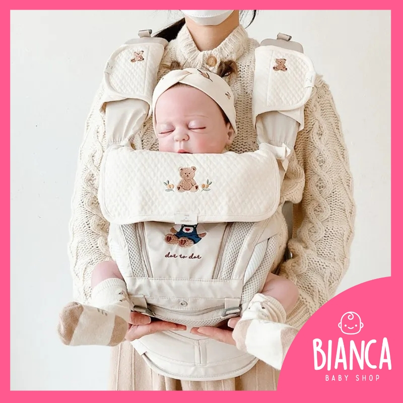 BIANCA - BEAR SERIES Bibs Tadah Air Liur Bayi Hipseat