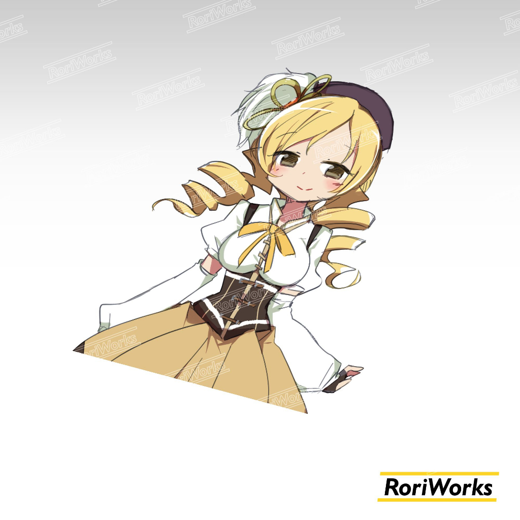 Stiker Kiss cut - Mami Tomoe | Puella Magi Madoka Magica