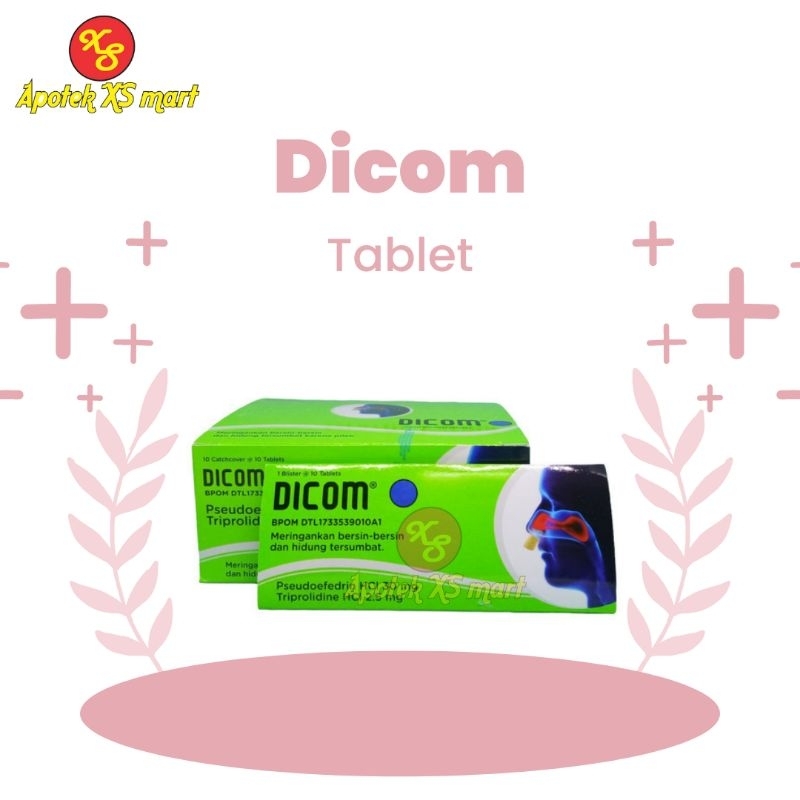 DICOM - MEMBANTU MENGURANGI GEJALA FLU HIDUNG TERSUMBAT PILEK