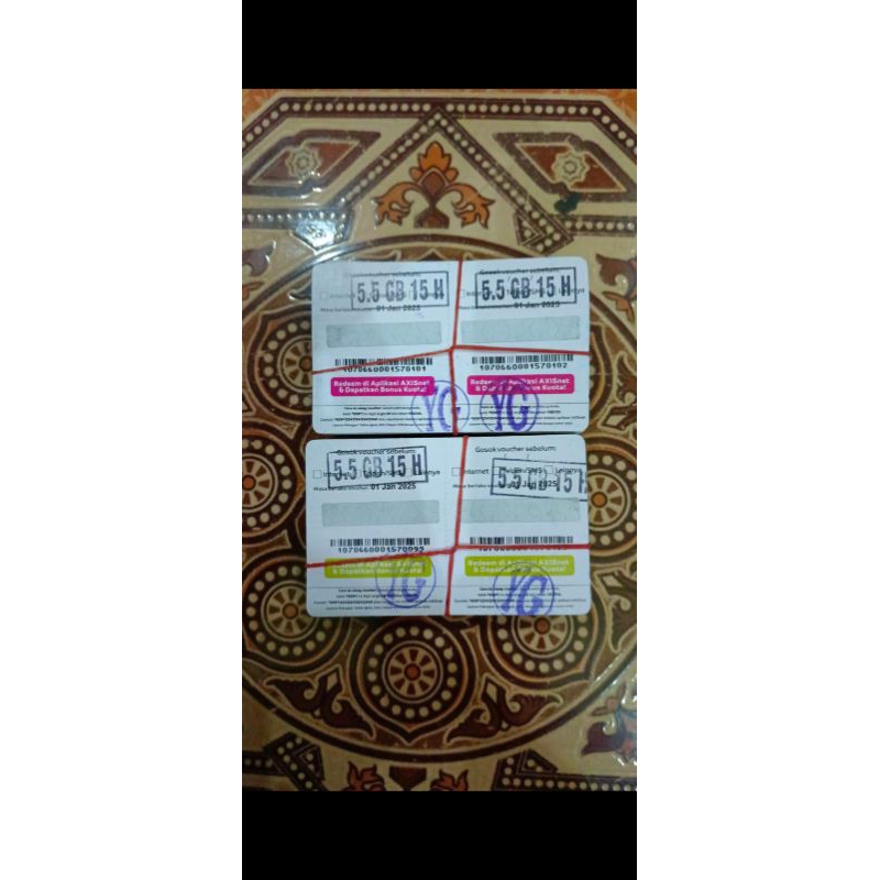 Axis 5,5gb 15 hari