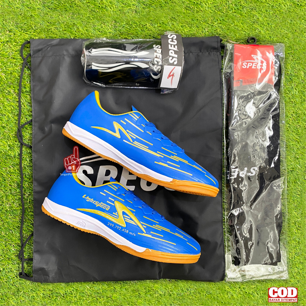 SEPATU FUTSAL SEPATU OLAHRAGA INDOOR OUTDOOR 100 % BARU Sepatu Futsal Specs Lightspeed Reborn 3 Alph