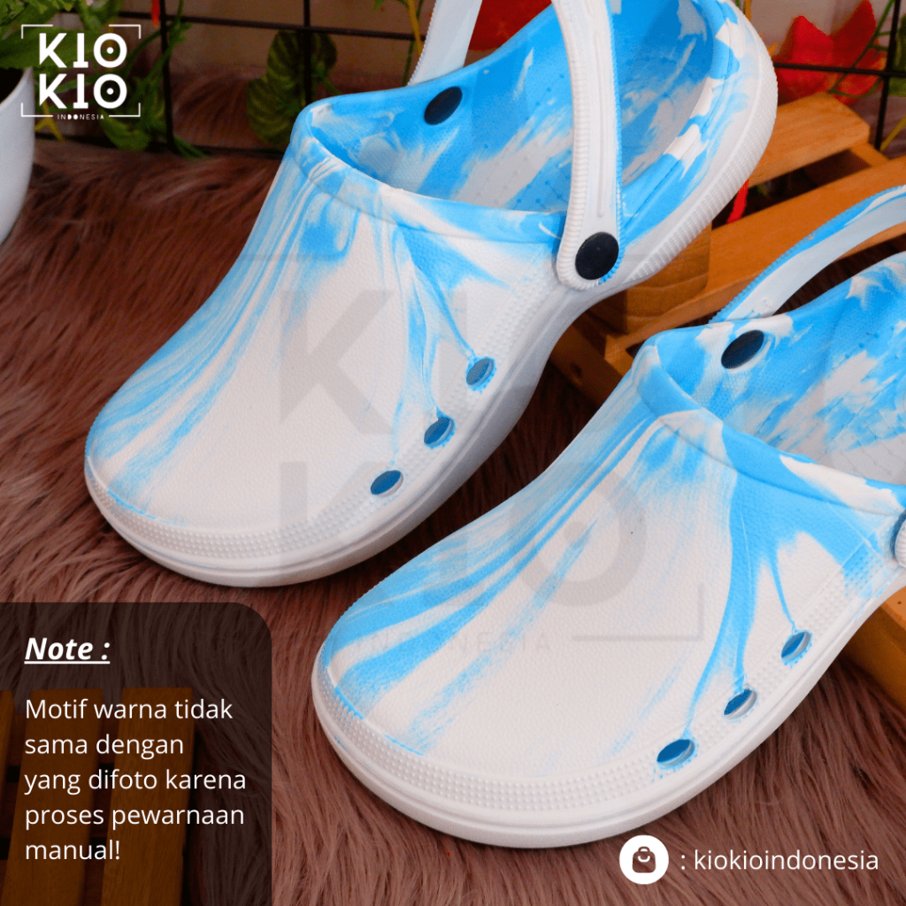 Sandal Kodok Tie Dye Sandal Kodok Motif Keren Sandal Kodok Kekinian Sandal Santai Sandal Kodok Wanita New Model