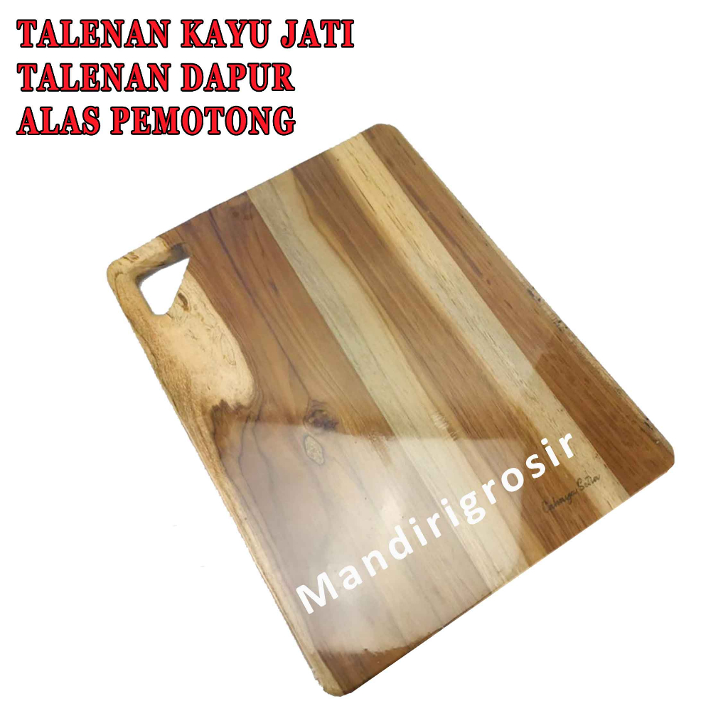 Talenan Dapur* Talenan Kayu Jati* Alas Pemotong* Talenan Kayu