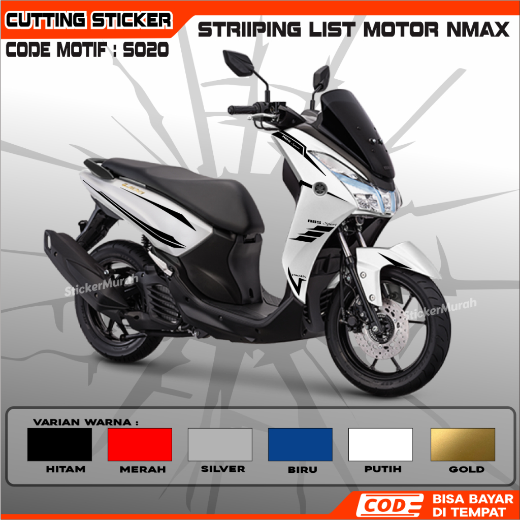 LEXI LIST STRIPING YAMAHA LEXI STICKER CUTTING STICKER LIST MOTOR LEXI