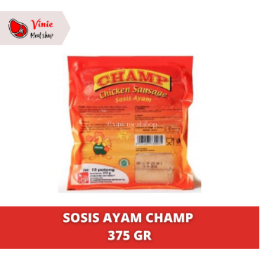 

Champ Sosis Ayam 375 gr (15 pcs)