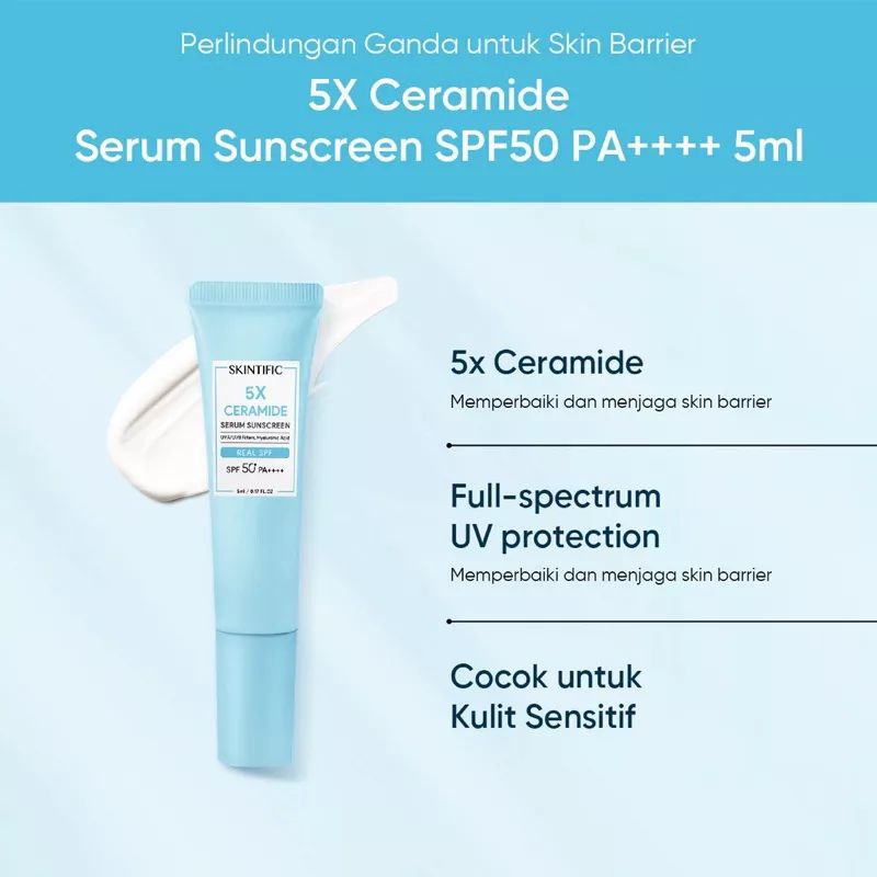 SKINTIFIC SKINCARE | 5X CERAMIDE BARRIER REPAIR TRAVEL KIT