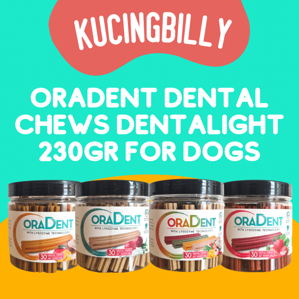 ORADENT DENTAL CHEWS DENTALIGHT DOG TREAT 230GR