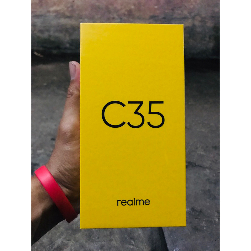 hp realme c35 4/128 gb hijau garansi resmi