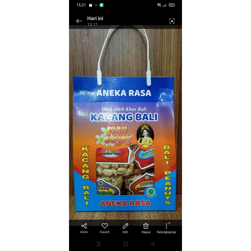 

Aneka Kacang "Bali Jegeg" Khas Bali 350gr (4 Varian Kacang)