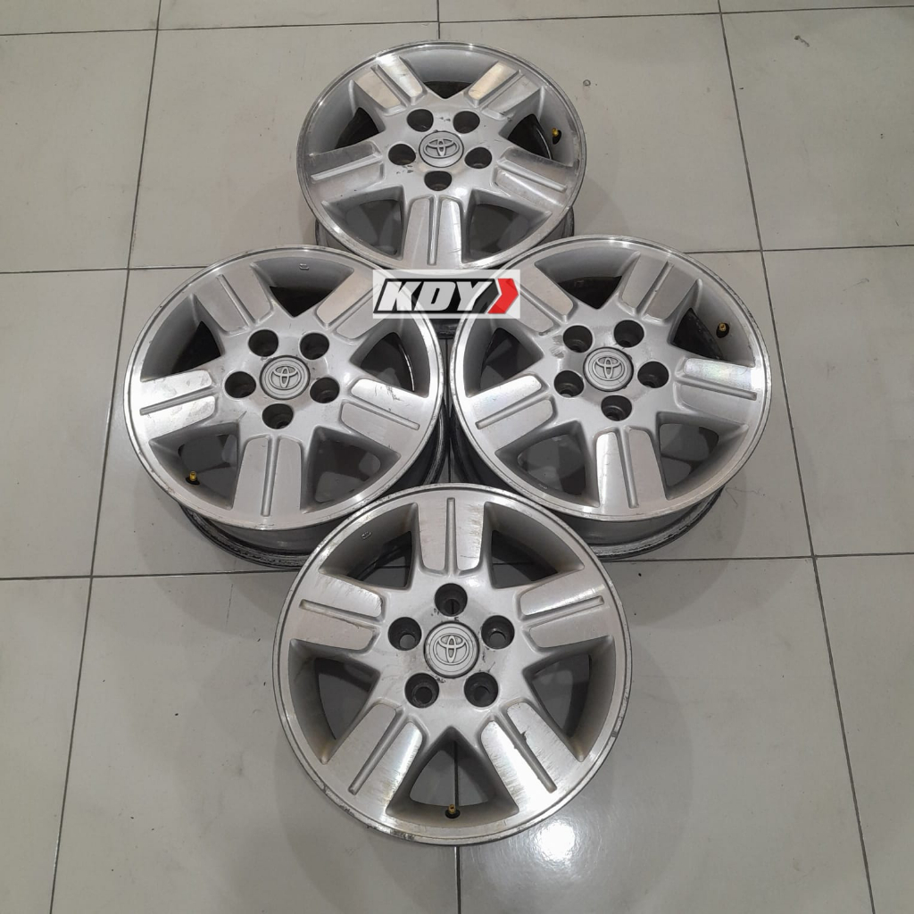Pelek Seken Ori Copotan Mobil Inova G Ring 15 baut 5x114,3 Granmax Luxio