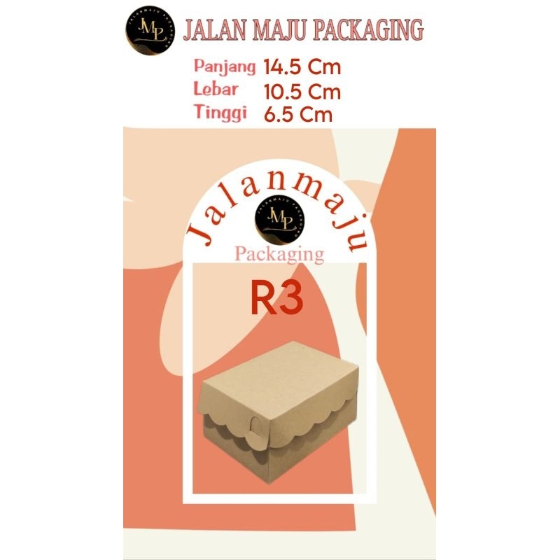 

DUS KUE R3 • Harga 350 • KOTAK NASI • KOTAK KUE • RICE BOX • DUS KATERING